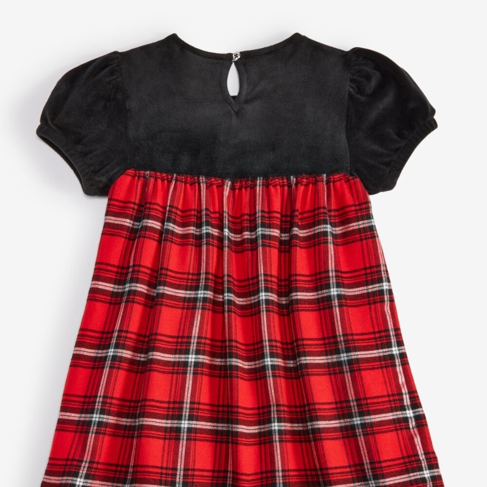 NWT 4T US Epic Threads Toddler Girls Mary Short-Sleeve Plaid Dress